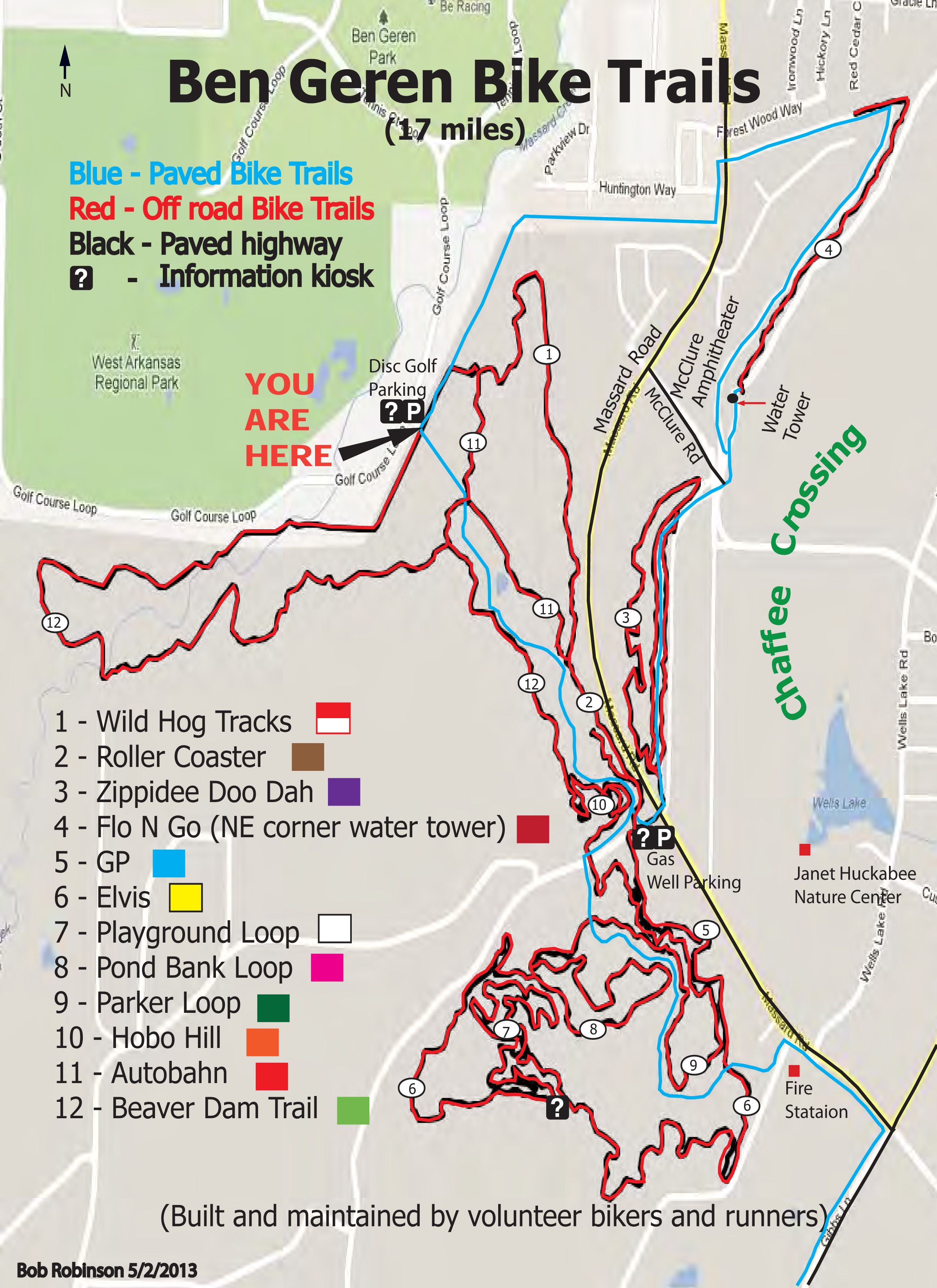 BG Bike Trails Map 
